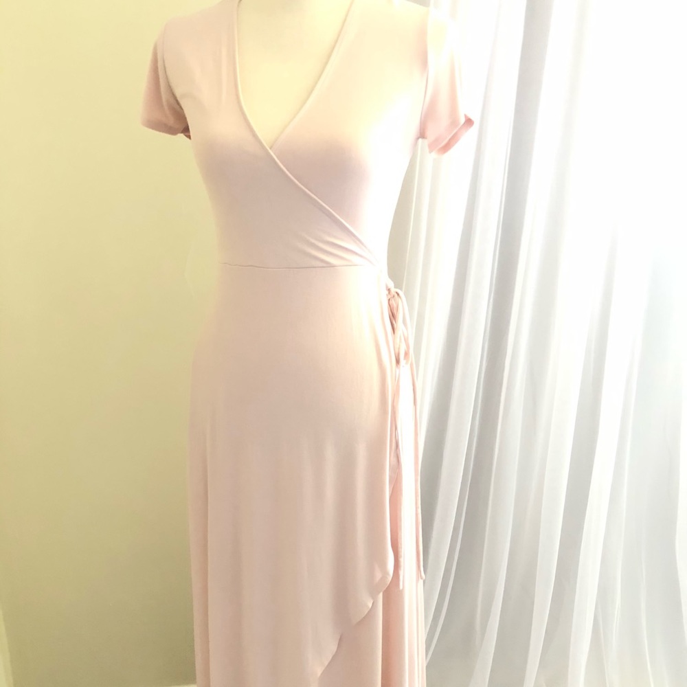 🎀3/$25 Faux Wrap high-low Dress